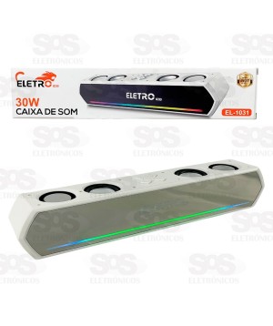 Caixa De Som Espelhada 30W Eletromex EL-1031