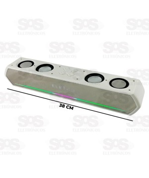 Caixa De Som Espelhada 30W Eletromex EL-1031