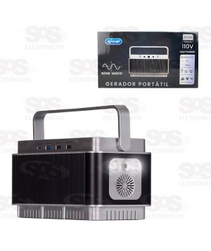 Gerador De Energia Portátil 110V 250W Knup KP-TC17