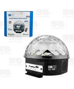 Luminária Globo de LED com USB /SD e Controle Remoto Luatek LK-306