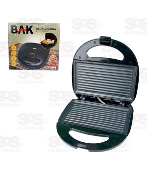 Sanduicheira Elétrica 750W Bak BK-SAND750-110