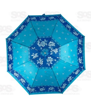 Guarda Chuva Automático Flores Tropicais 75CM Caerus CRS-2028