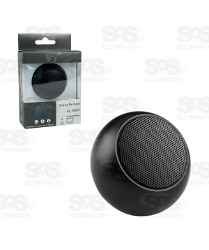 Mini Caixa de Som Sem Fio 3W Altomex AL-6883