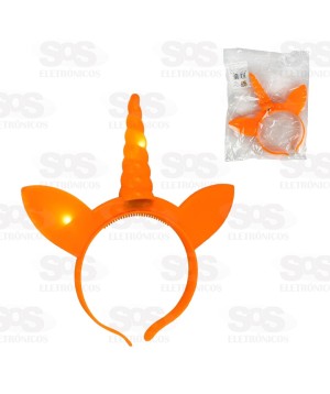 Tiara Unicórnio Com LED Cores Variadas Toy King TK-AB4963