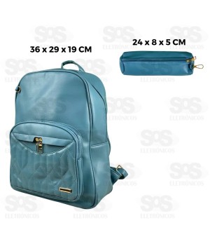 Mochila Fashion 4 Bolsos Com Estojo Altomex AL-07-1068