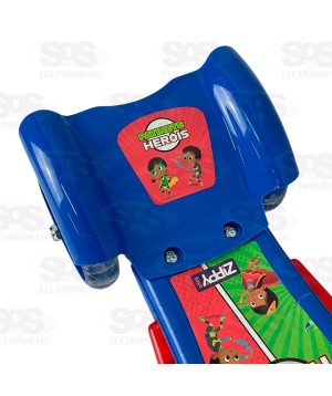 Patinete Divertido 3 Rodas Heróis Zippy Toys PN2213
