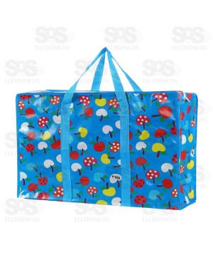 Sacola de Nylon Com Zíper 70x60x25CM Altomex HZ-07-0010