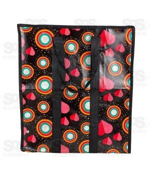 Sacola de Nylon Com Zíper 45x40x20CM Altomex HZ-07-0008