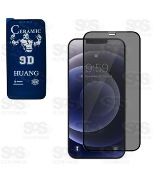 Película Cerâmica Privacidade Preta Xiaomi Mi 9/9I/9C/10A