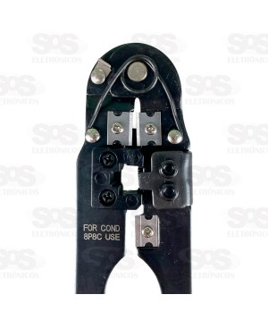 Alicate De Crimpar Cabo De Rede RJ45 Golden Cabo GC-210C