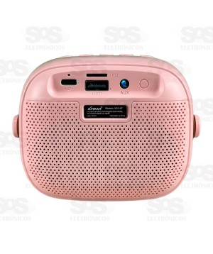 Mini Caixa de Som 10W Com Microfone Alterador de Voz Xtrad XDG-67