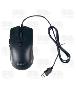 Mouse Gamer 3600 DPI Com Fio USB 3.0 B-Max BM-613