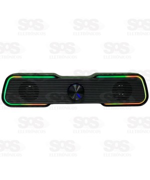 Caixa de Som Multimídia Bluetooth Com LED RGD Altomex AL-3861