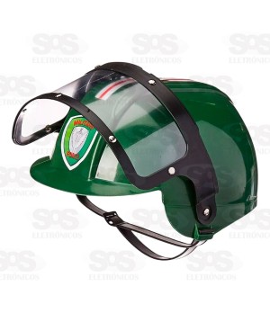 Capacete Militar Com Viseira Móvel Pica Pau 516