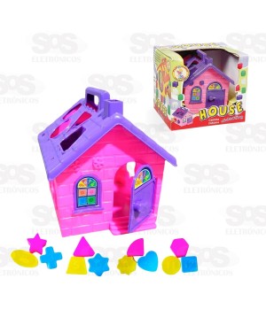 Casinha Didática Monta e Desmonta 13 Peças Pica Pau 597