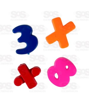 Jogo De Matemática Brincando Com Números 25 Peças Pica Pau 900