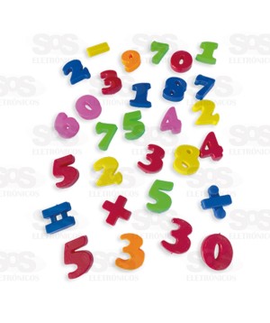 Jogo De Matemática Brincando Com Números 25 Peças Pica Pau 889