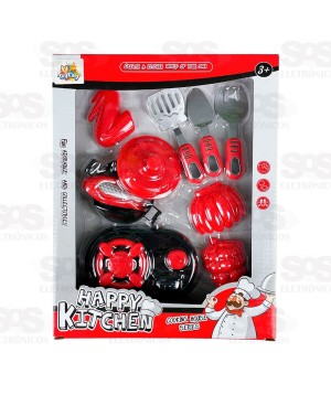 Conjunto Comidinhas Cozinha 10 Peças Toy King TK-AB4400