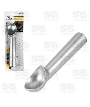 Colher Pegador De Sorvete Cromada 18cm Caerus CRS-1535