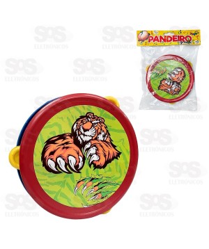 Pandeiro Estampado 14,5CM Mini Toys 0279