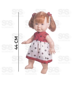 Boneca Bibely Doll Ruiva Nova Toys 1093