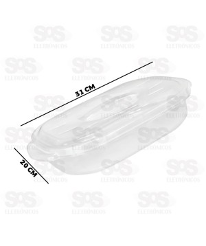 Pote Retangular Multiuso Com Tampa Ercaplast 2862