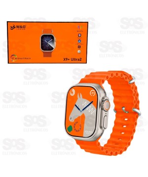Relógio SmartWatch Tela Amoled 49MM X9+ Ultra 2