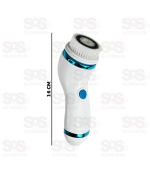 Escova de Limpeza Corporal e Facial Elétrica 4 Cabeças Altomex AK-2701