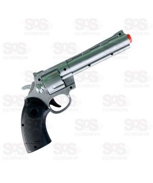 Revólver à Laser Com Luzes e Sons Toy King TK-AB6081