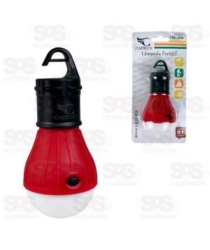 Lâmpada Portátil LED X3 À Pilha Caerus CRS-2036