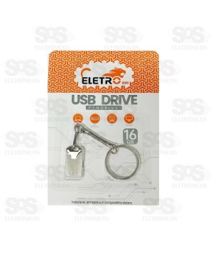Pen Drive Chaveiro 16GB Eletroomex EL-AU-16