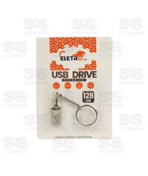 Pen Drive Chaveiro 128GB Eletromex EL-AU-128