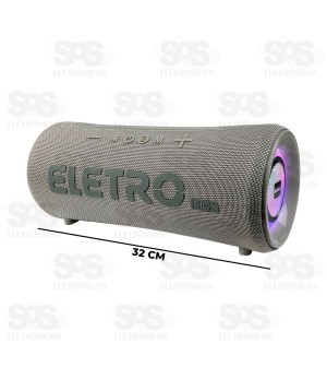Caixa De Som Boombox Bluetooth 30W Eletromex EL-1002