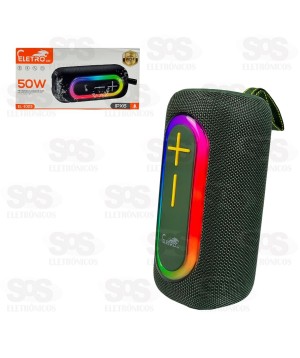 Caixa De Som 50W Com Proteção IPX6 Eletromex EL-1023