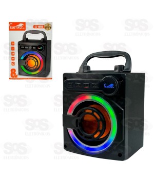 Caixa De Som 8W Com Suporte de Celular Eletromex EL-1055