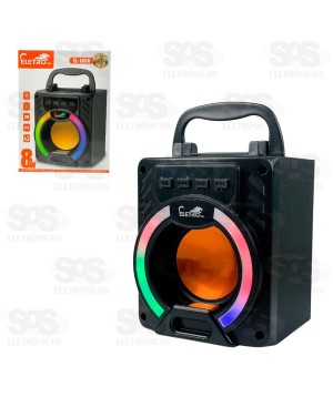 Caixa De Som 8W Com Suporte de Celular Eletromex EL-1056