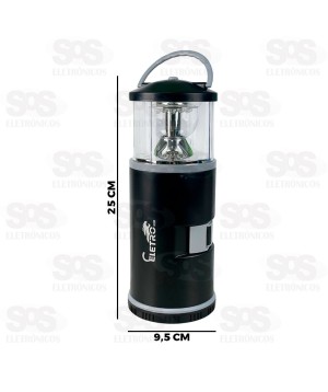 Lampião Com Kit de Ferramentas Com 15 Peças Eletromex EL-1705