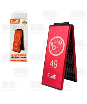 Kit de Ferramentas Precisão 49 Peças Eletromex EL-1715