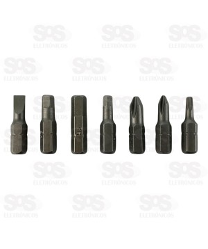 Kit de Ferramentas Multiuso 8 Peças 180 Graus Eletromex EL-1711