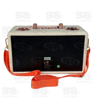 Caixa De Som 20W Com Microfone Modificador de Voz Eletromex EL-1015