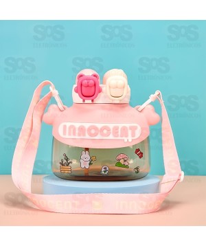 Garrafa Infantil Bico Duplo Personalizável 1200ML Eletromex EL-2013