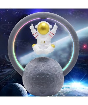 Luminária com Caixa de Som Astronauta na Lua Inova RAD-12550