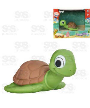 Tartaruga Fofinha Vinil Puff Toys 034