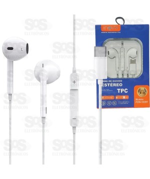 Fone De Ouvido Com Microfone Type C Inova FON-12381