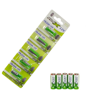 Bateria 12V 23A Alcalina  Flex Cartela Com 5 Unidades