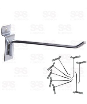 Gancho Metálico Para Painel Canaletado 0.5mmx15cm Barcelona BAR-22401-0