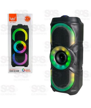Caixa De Som 30W Bluetooth/FM/TWS Com Luzes RGB Altomex AL-3937