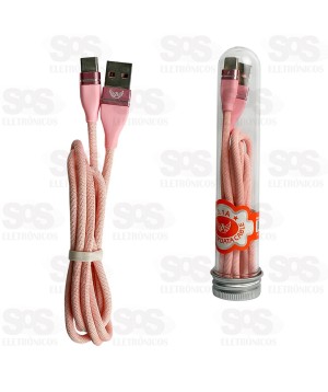 Cabo De Dados 3.1A Type C Tubo 1 Metro Altomex AL-2309-TY