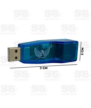 Placa De Rede LAN RJ45 para USB Altomex AU-55