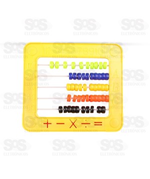 Ábaco Educativo Colorido Pica Pau PI4238